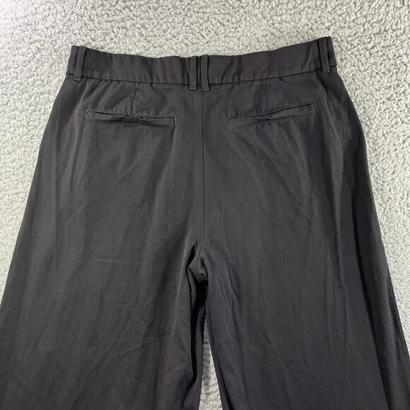 AMERICAN EAGLE PANTS WOMENS 18 SHORT BLACK SUPER HIGH RISE WIDE LEG FITS 38x28 - Picture 7 of 11